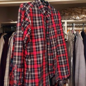 Flannel dress shirt